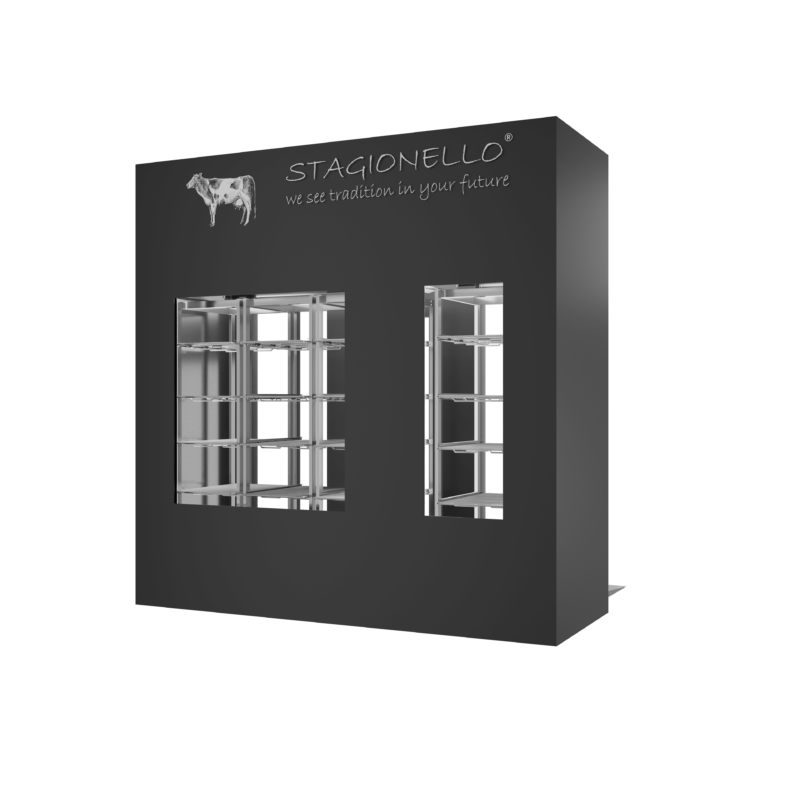 Stagionello® Meat Curing Device Walk-in 100+300 kg 2 vetri - immagine 2