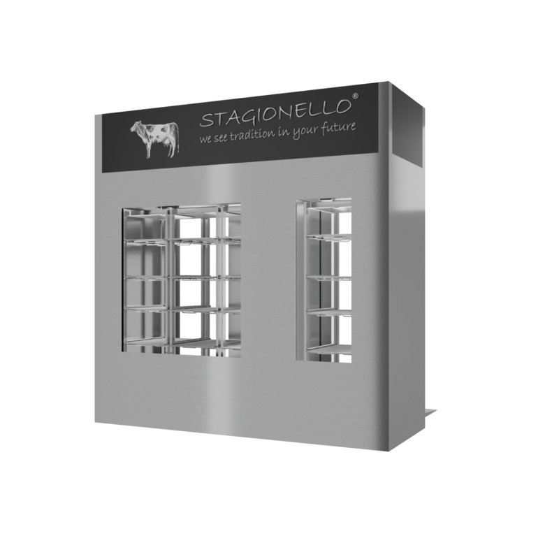 Stagionello® Meat Curing Device Walk-in 100+300 kg 2 vetri - immagine 4