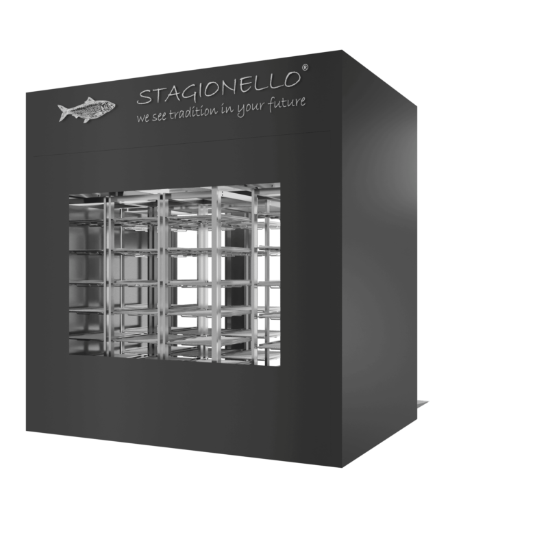 Stagionello® Fish Curing Device 800 Kg Walk-in due vetri - immagine 2