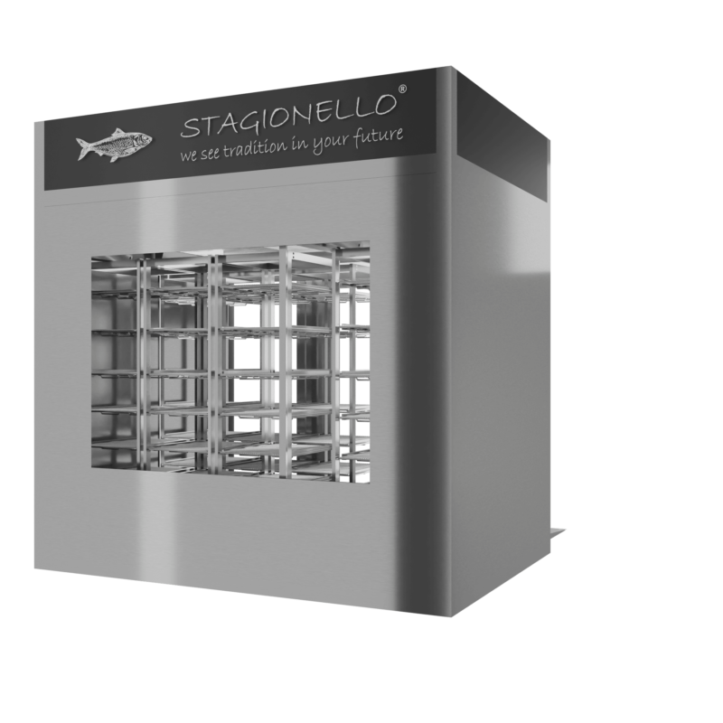 Stagionello® Fish Curing Device 800 Kg Walk-in due vetri - immagine 4