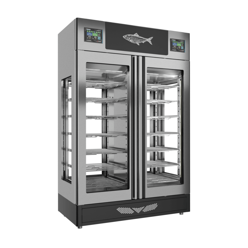 Stagionello® Fish Curing Device Twin 100+100 Kg 4 vetri - immagine 9