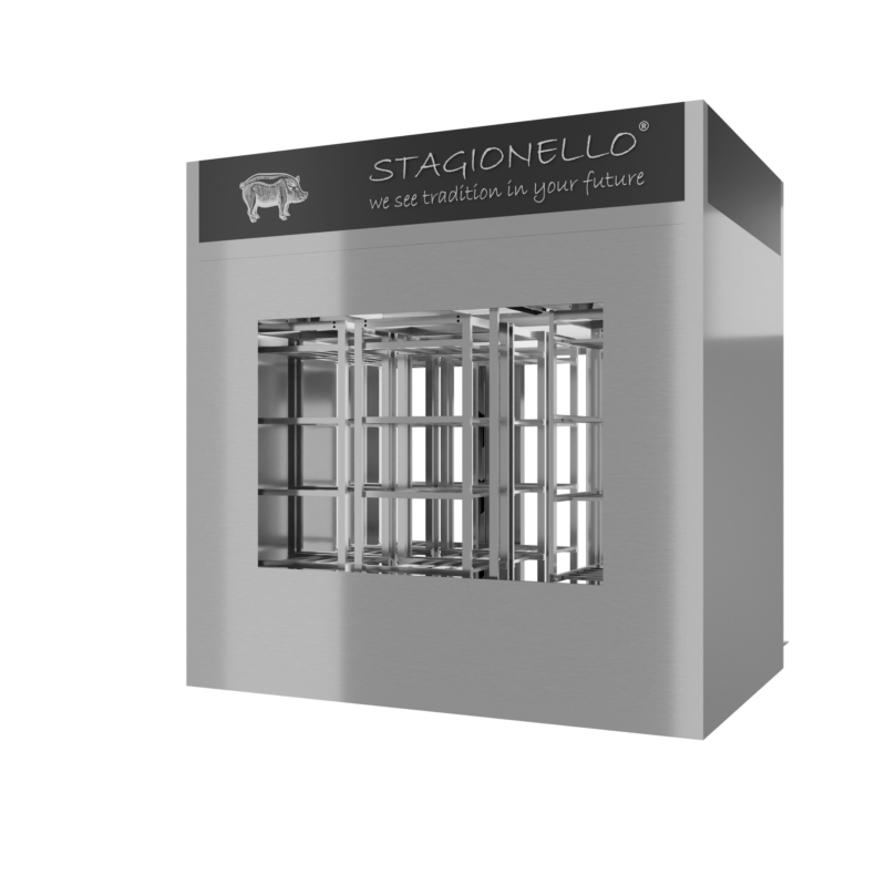 Stagionello® Salami Curing Device 800 Kg Walk-in due vetri - immagine 4